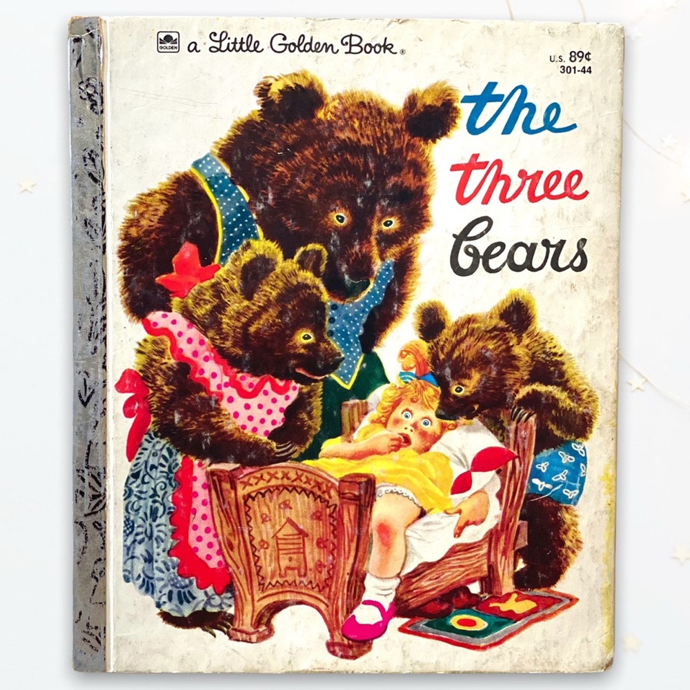 The Three Bears - Classic Children's Storybook, vintage book, the three bears